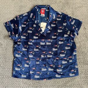 NFL For Her New England Patriots Pattern Sleep Top Size Small NWT